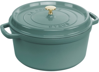 Staub Staub runder Gusseisentopf 6,7l Eukalyptus 1023970