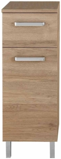 Unterschrank Oasis / Offenbach , Holzwerkstoff, Metall , Holzfarben , 30 x 81 x 33 cm