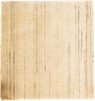 Morgenland Gabbeh Teppich - Softy quadratisch - 74 x 69 cm - beige