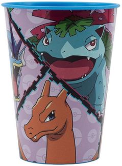 Storline Kinderbecher Pokemon 260 ml Trinkbecher für Kita & Frühstück, Plastik