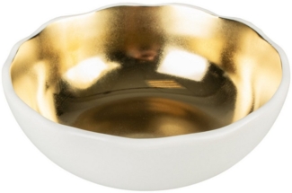 DUVO+ Futternapf Futternapf Stone Organic weiß/gold für Hunde