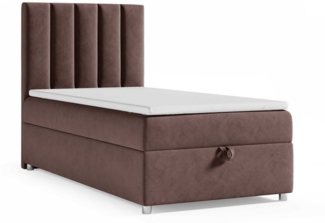 Best for Home Boxspringbett mit Bettkasten Trinity K-10 SINGLE Bonellfederkern inkl. 7 cm Topper (70x200 80x200 90x200 100x200 cm), Handwerksqualität, TOP Preis-Leistungs-Verhältnis