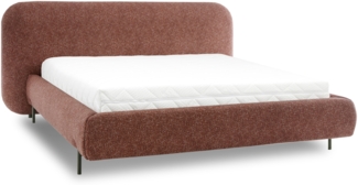 Eltap Bett Pointt (Breona 30)140x200 Metallrahmen, Gaslift, Box , Rot, 229 x 105 x 244 cm