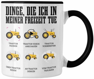 Trendation Tasse Traktor Tasse Geschenk Bauer Landwirt Geschenkidee Traktor Fans