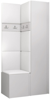 Garderoben-Set Monati XXIV (Farbe: Weiß, Soft 017)