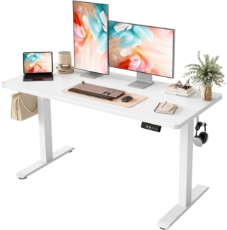 Elektrischer Schreibtisch Höhenverstellbar 120x60 cm Memory Funktion