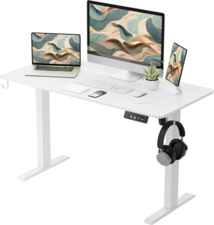 Elektrischer Schreibtisch Höhenverstellbar 120x60 cm Memory Funktion