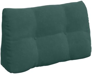 vidaXL Rücken Kissen Dunkelgrün 80 x 24 x 50 cm Samt 42014431
