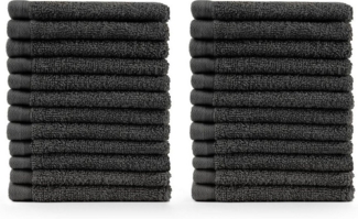 Blumtal Gästehandtücher 30x30cm - weich und saugstark, Frottee (24-St), 12er und 24er Set, 100% Baumwolle