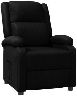 vidaXL Relaxsessel Schwarz Kunstleder 340169