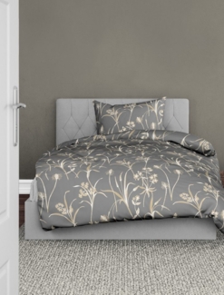 BIERBAUM Bettwäsche 3987, Mako-Satin, 2 teilig, Mako-Satin, 100 % Baumwolle, pflegeleicht