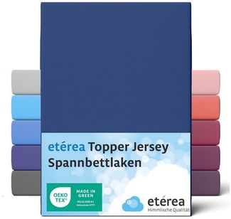 etérea Himmlische Qualität Spannbettlaken etérea Comfort Jersey Topper Spannbettlaken, Jersey, Gummizug: rundum, (1 Stück)