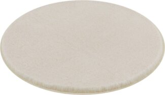 Kleine Wolke Badematte RELAX, Höhe 30 mm, rutschhemmend beschichtet, fußbodenheizungsgeeignet, Polyacryl, rund, Badteppich, Uni Farben, rechteckig, rund & als Set erhältlich