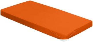 Irisette Mako-Jersey Betttuch Jupiter 0008 orange 150 x 200 cm 8-56 orange