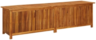 vidaXL Garten-Aufbewahrungsbox 200x50x58 cm Massivholz Akazie 316500