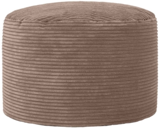icon Pouf XL aus Cord „Milano“, mit Füllung