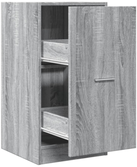 vidaXL Apothekerschrank Grau Sonoma 40x41x77,5 cm Holzwerkstoff 855192