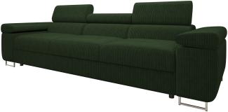 Sofa Torezio Cord III mit Einstellbare Kopfstützen (Poso 14)