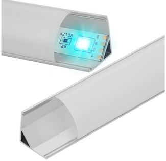 Clanmacy LED-Stripe-Profil 10x1m LED Aluminium Profil LED-Strip Schiene