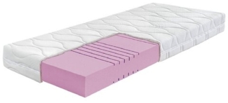 Hybrid Kaltschaummatratze Una 16 80x200 cm fest