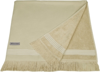 ROSS Hamamtuch Hamam, Hamam Frottier (Packung, 1-St), idealer Begleiter für Strand, Sauna oder Wellnessbereich