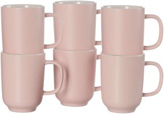 Ritzenhoff & Breker JASPER Kaffeebecher 285 ml rosa 6er Set