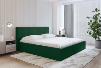 AX LIVING Polsterbett 180 x 200 Bett Monor Design Funktionalität KR19