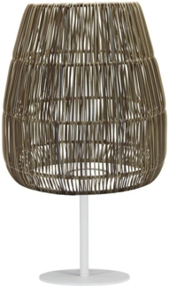 PR Home 1215008-6838 Agnar Outdoor Tischleuchte IP44 weiß natur 71cm