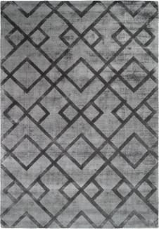Teppich SchoenesWohnen24 Luxury 310 Grau / Anthrazit 160x230 cm