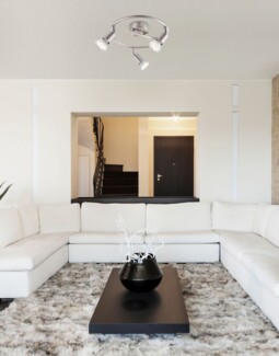 Deckenleuchte Wohnzimmer LED Deckenstrahler 3 Flammig Deckenlampe Flur 57991-3