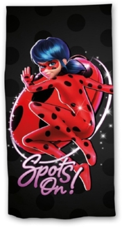 Miraculous Ladybug Strandtuch 140x70 cm Weiches Badetuch