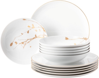 Seltmann Weiden Tafelservice 12-teilig Liberty Golden Rose Hip/GR 001.766208