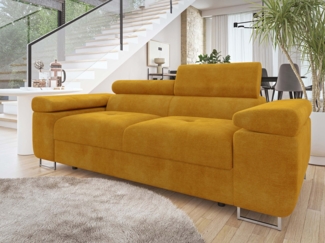 Sofa Torezio II mit Einstellbare Kopfstützen (Farbe: Wave 05)