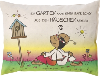 Goebel Goebel Atelier Der kleine Yogi® - Bio Kissen KY TK KI Ein Garten 54103141