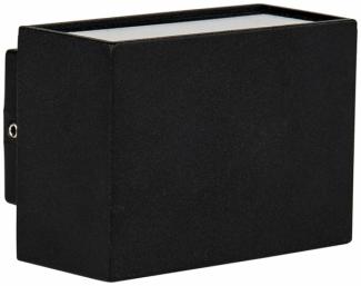 Havit Lighting LED Außen Wandleuchte MINI BLOKK HV3638W-BLK, schwarz, sehr hochwertig, inkl. Montagematerial