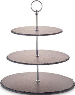 ECHTWERK Servierplatte Etagere, Metall, Schiefer, (1-tlg)