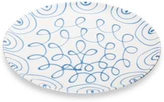 Gmundner Keramik Blaugeflammt, Platzteller Cup (Ø 32cm)