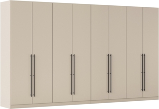 rauch Kleiderschrank Drehtürenschrank Schrank Garderobe Wäscheschrank Schlafzimmer AVOLA (in 3 verschiedenen Ausstattungen BASIC/CLASSIC/PREMIUM) mit hochwertigen Stangengriffen in Schwarz aus Metall MADE IN GERMANY