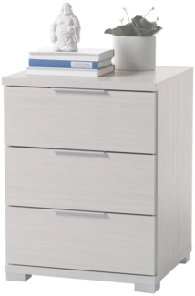 Nachtkommode >Nelli< in Pinie-Weiß - 46x61x42cm (BxHxT)