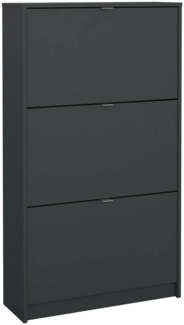 Dmora Schuhschrank Irina, Schuhregal, Mehrzweck-Eingangsgarderobe, Möbel für Schuhe, 70x24 h124 cm, Grau