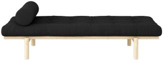 Karup Design Futonsofa Next Daybed Cord , Gestell Natur, Matratze Charcoal