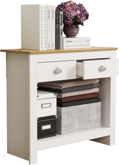 VCM Kommode & Sideboard Balusa 920338 Weiß H. 76 x B. 85 x T. 35 cm