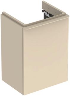 GEBERIT SMYLE SQUARE Waschbeckenunterschrank 44 cm breit, Beige, Türanschlag rechts