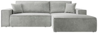 Selsey Ecksofa FARESE NEW, mit Schlaffunktion, Bettkasten und tierfreundlichem Cordbezug, 267 cm