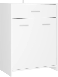 vidaXL Badezimmerschrank Weiß 60x33x80 cm Holzwerkstoff 805024