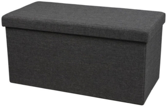 Urban Living Sitztruhe Sitzbank mit Aufbewahrungsbox TISSU Sitzhocker Sitz-Bank, abnehmbare Sitzfläche - bequemer Sitz