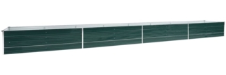 vidaXL Garten-Hochbeet Verzinkter Stahl 600x80x45 cm Grün 47073