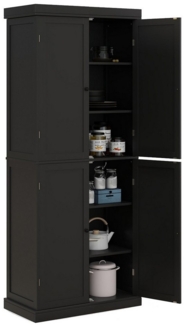 COSTWAY Küchenbuffet Küchenschrank Vorratsschrank 185cm, weiß