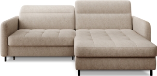 Eltap Gomsi Ecksofa (Raquel 18) Seite rechte, Beige, 165 x 100 x 228 cm