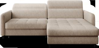 Gomsi, Ecksofa, Eckcouch, Beige